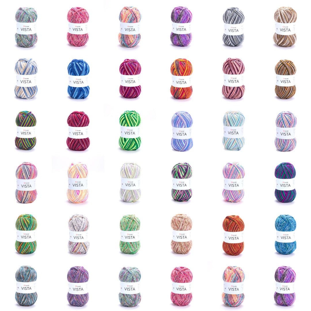 Yarn Art Vista / 100g Double Knit 25% Wool -75% Acrylic