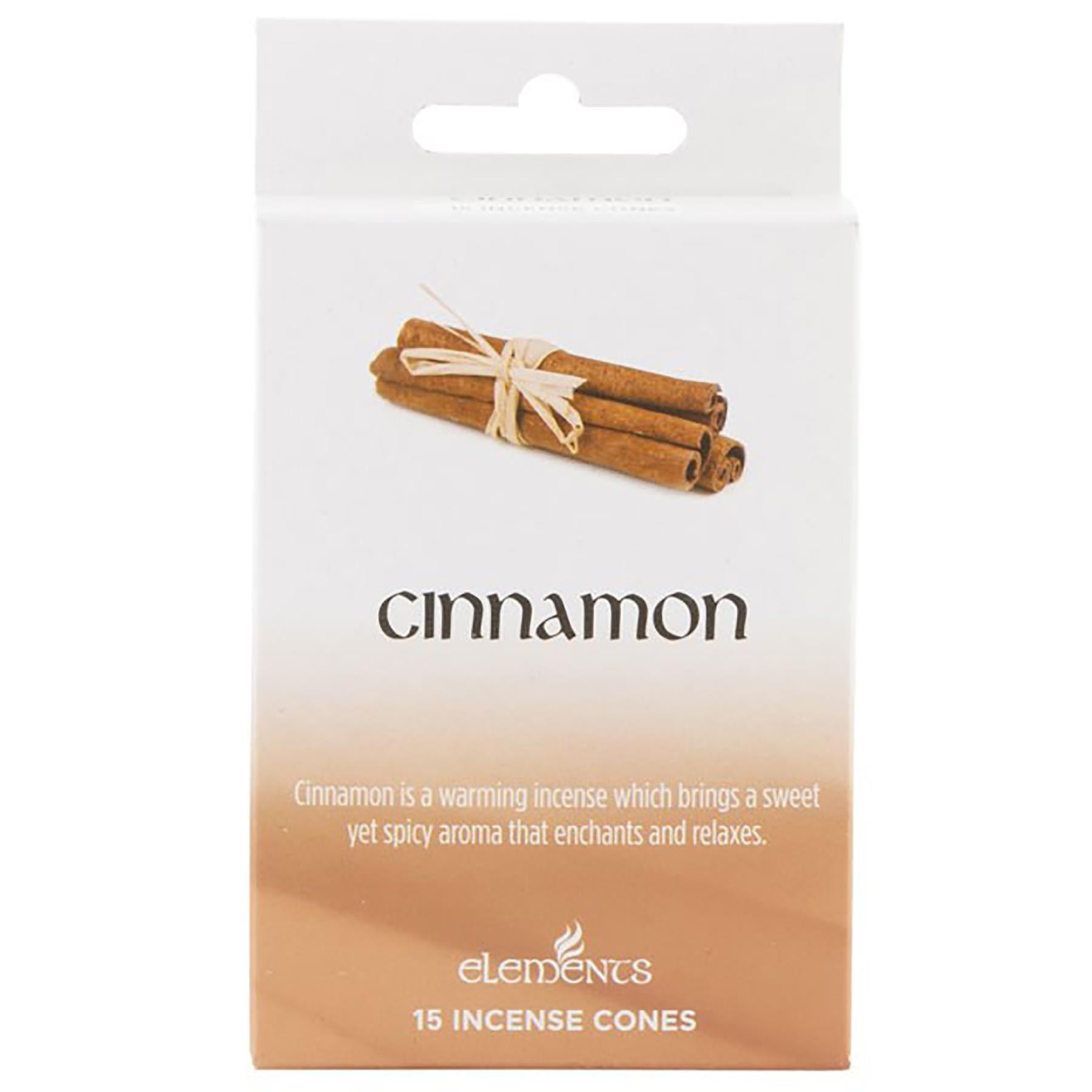 Pack of 15 Elements Incense Cones Long Burning Home Fragrance Selection of Aromatic Scents