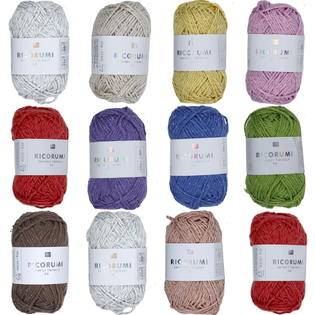 Rico Design Twinkly Twinkly Double Knitting Crochet / Yarn