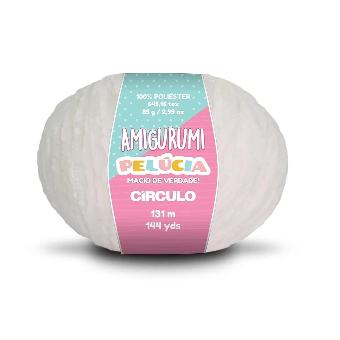 Amigurumi Pelucia Circulo, 85g, 131m, 100% polyester