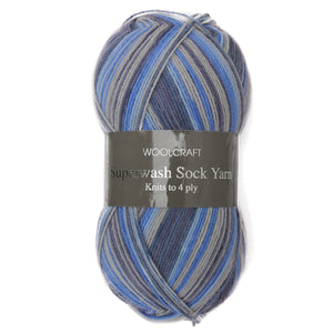 Woolcraft Superwash Sock Yarn 4Ply 100g - Iona