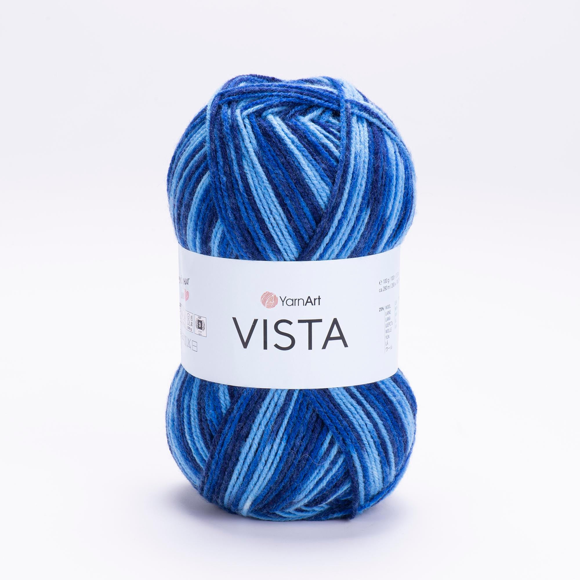 Yarn Art Vista / 100g Double Knit 25% Wool -75% Acrylic