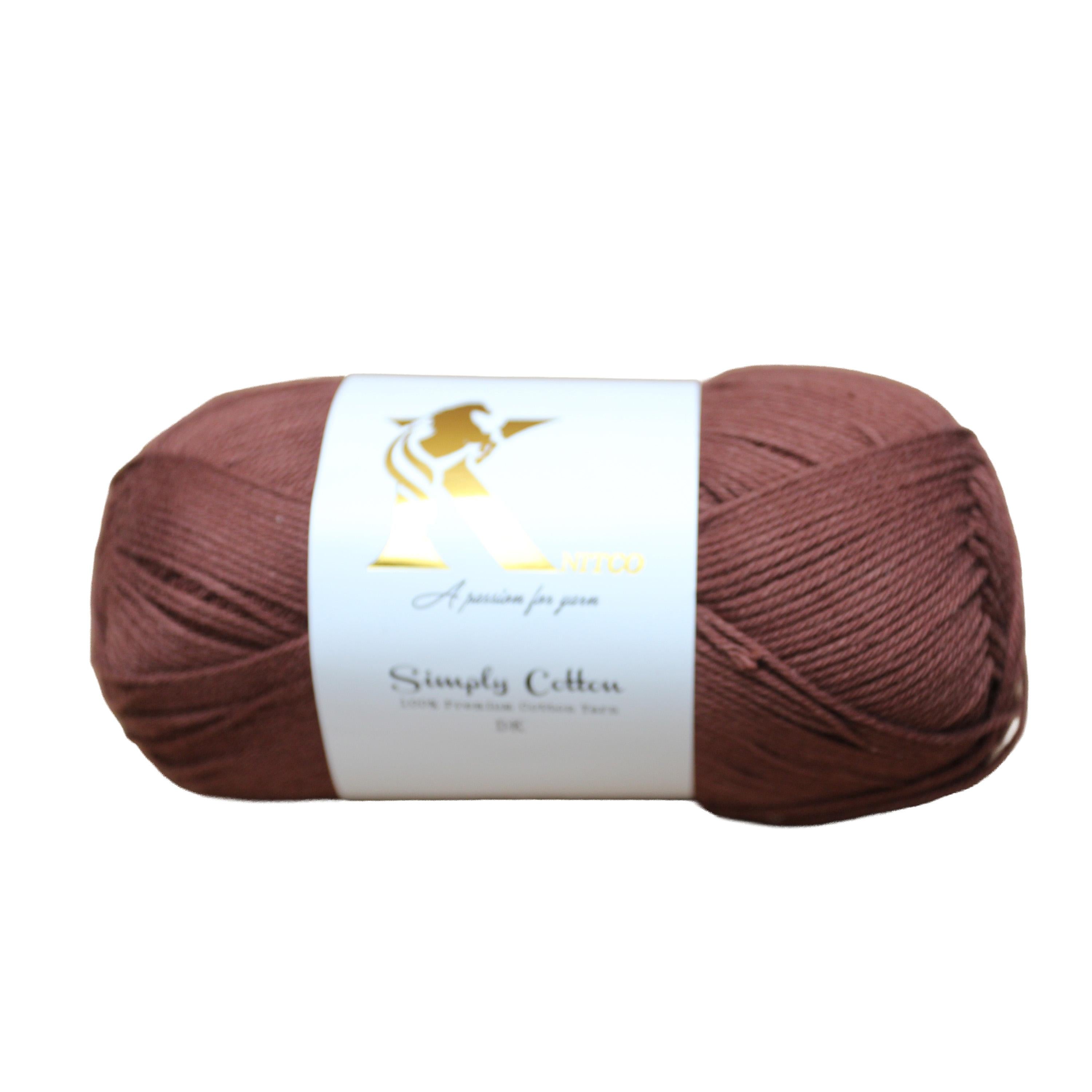 KnitCo Simply Cotton - 100g, 250m, 100% Cotton