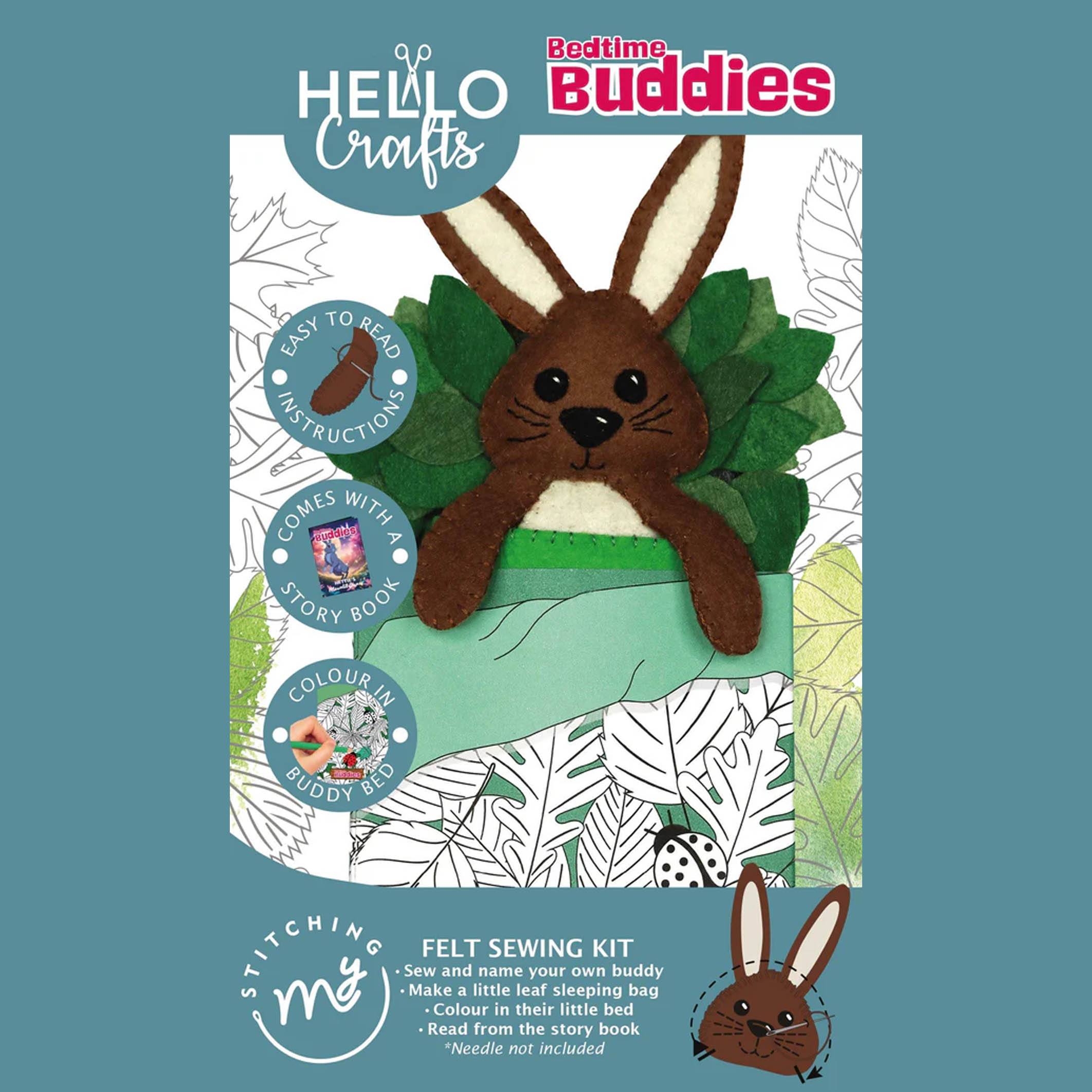 Hello Crafts - Bedtime Buddies - Felt Sewing Kit