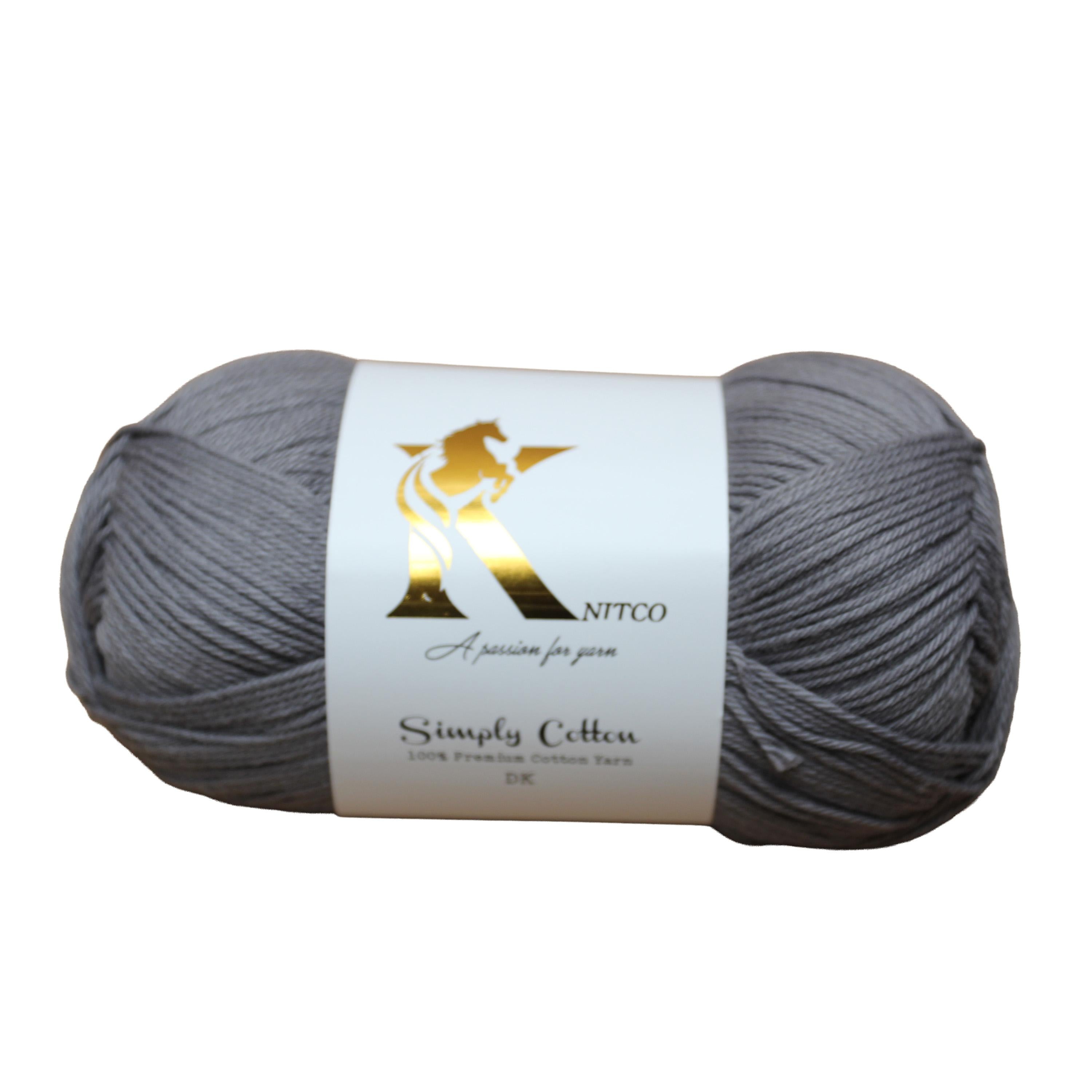 KnitCo Simply Cotton - 100g, 250m, 100% Cotton