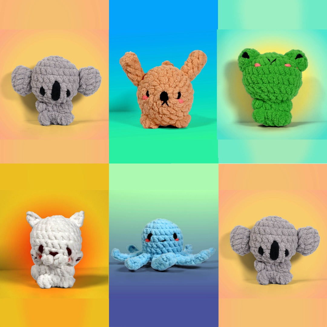 Knitty Critters - Yarnimals - DIY Amigurumi Crochet Kit