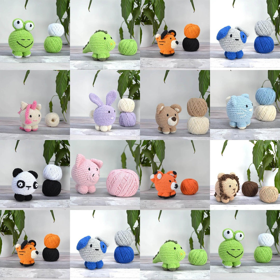 Knitty Critters - Cubies - DIY Amigurumi Crochet Kit