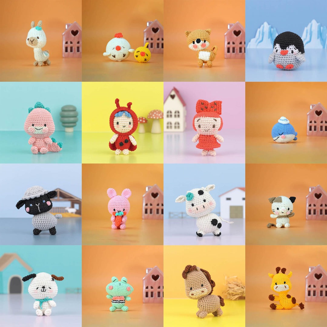 Kitty critters - Hello adorables - DIY Crochet Kit
