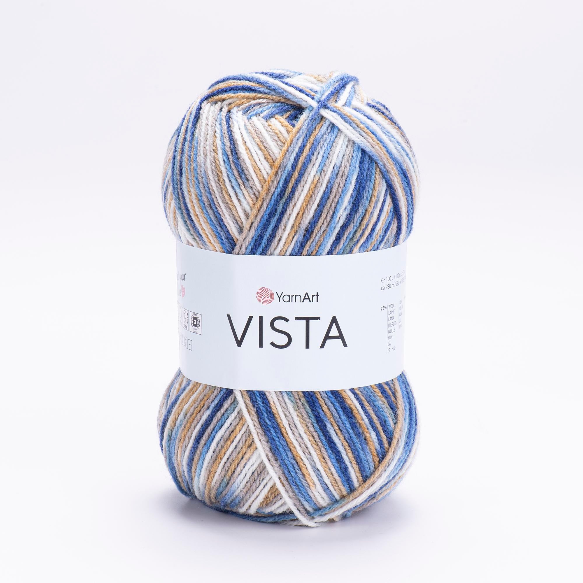 Yarn Art Vista / 100g Double Knit 25% Wool -75% Acrylic