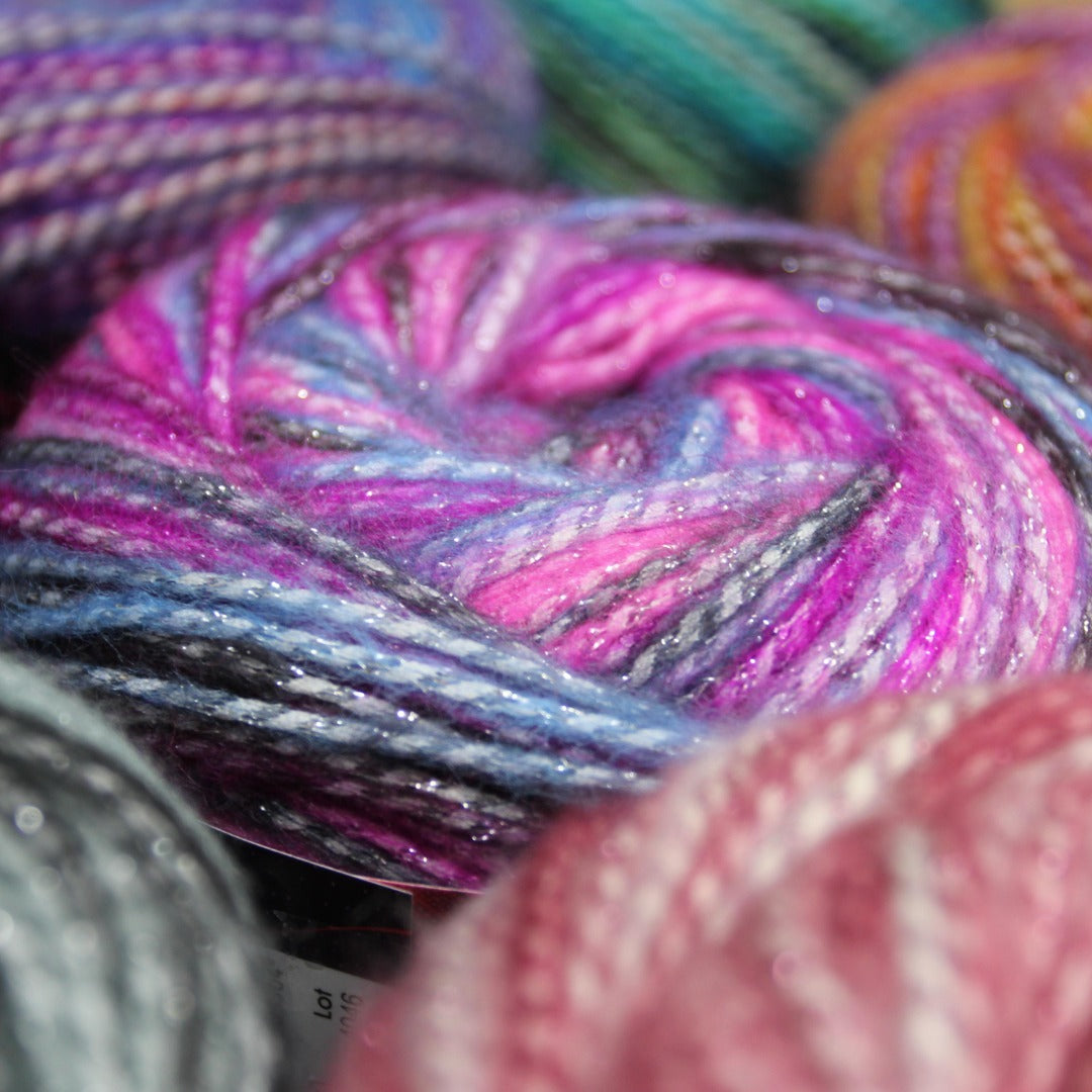 Knitco Cosmic Dust - 100g, 290m 10% wool / 30% Acrylic / 25% Polyester / 35% Polyamide