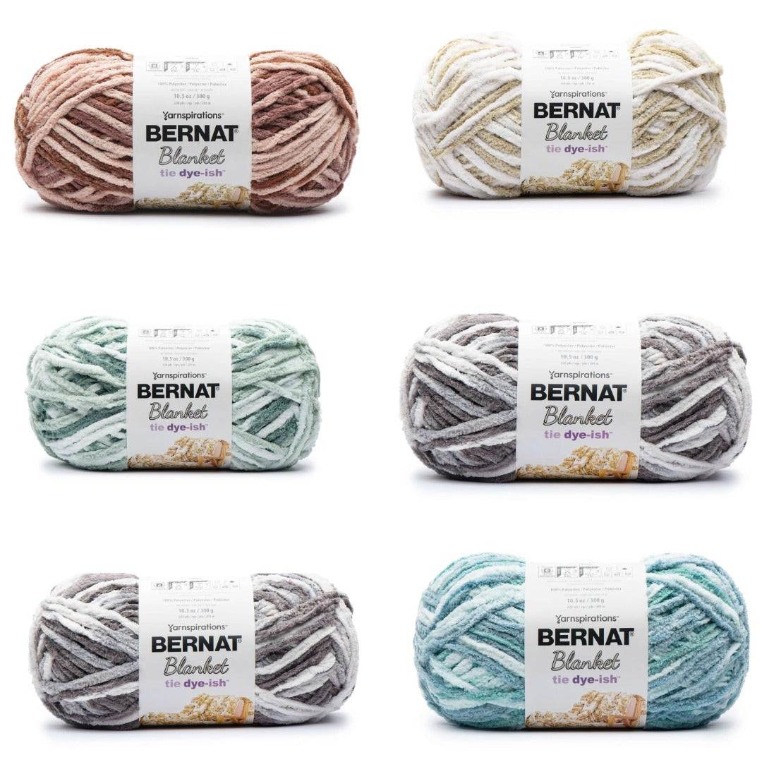 Bernat Blanket Yarn Tie Dye-ish