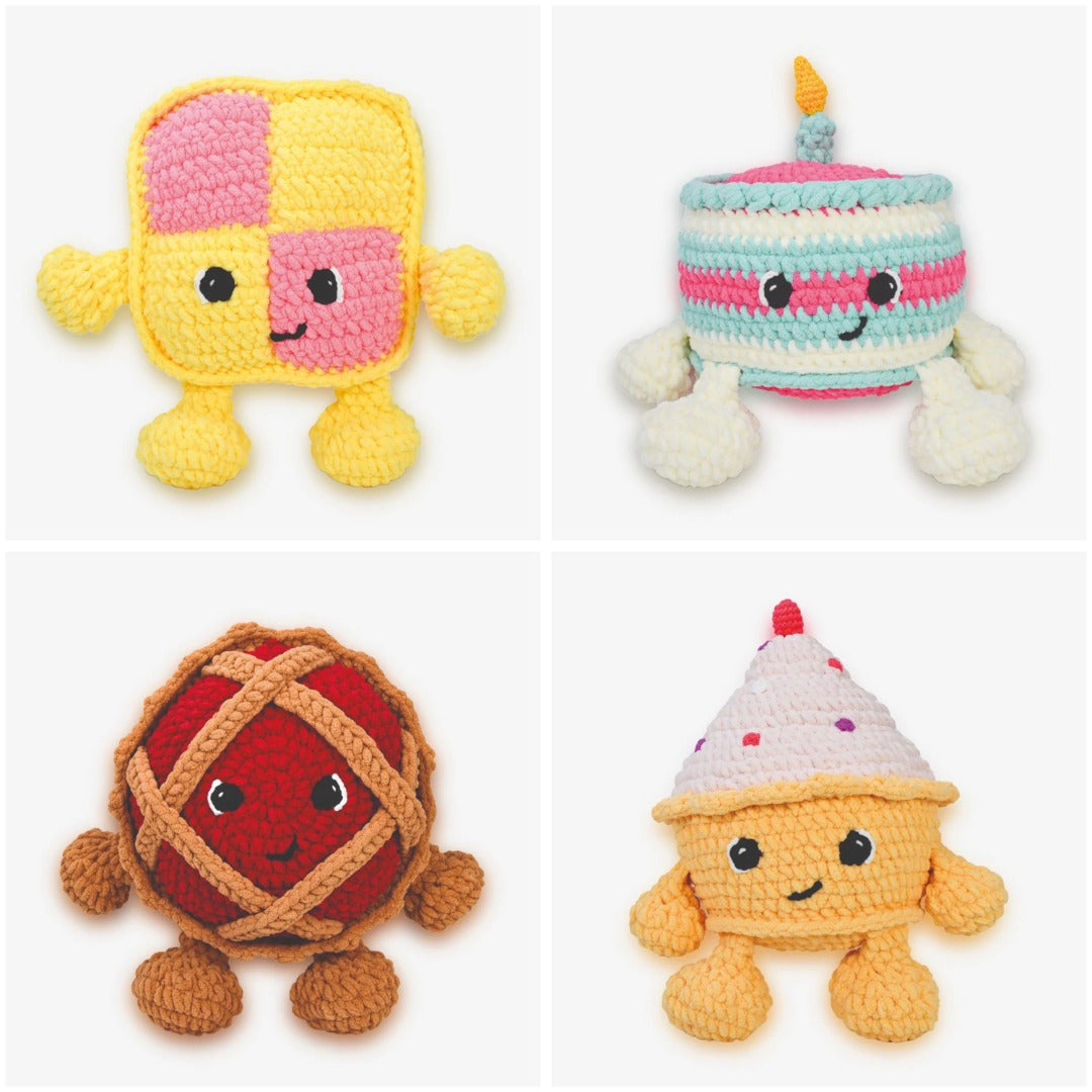 Knitty Critters - Fabulous Baker Gang - DIY Amigurumi Crochet Kits