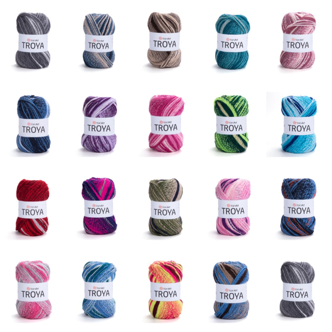 YarnArt Troya 22% Wool - 78% Acrylic