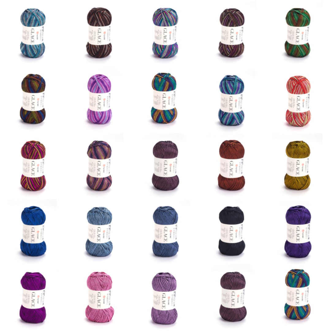 YarnArt Glace - 52% Acrylic - 48% Polyamide