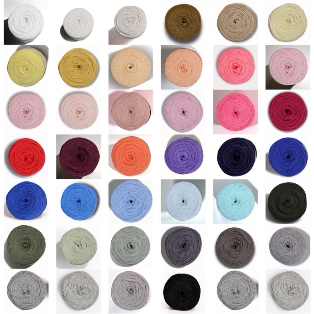 Diamante Crafts Tshirt Yarn - 650g - 110m - 85% Cotton - 10% Recycled Fibres - 5% Elastane