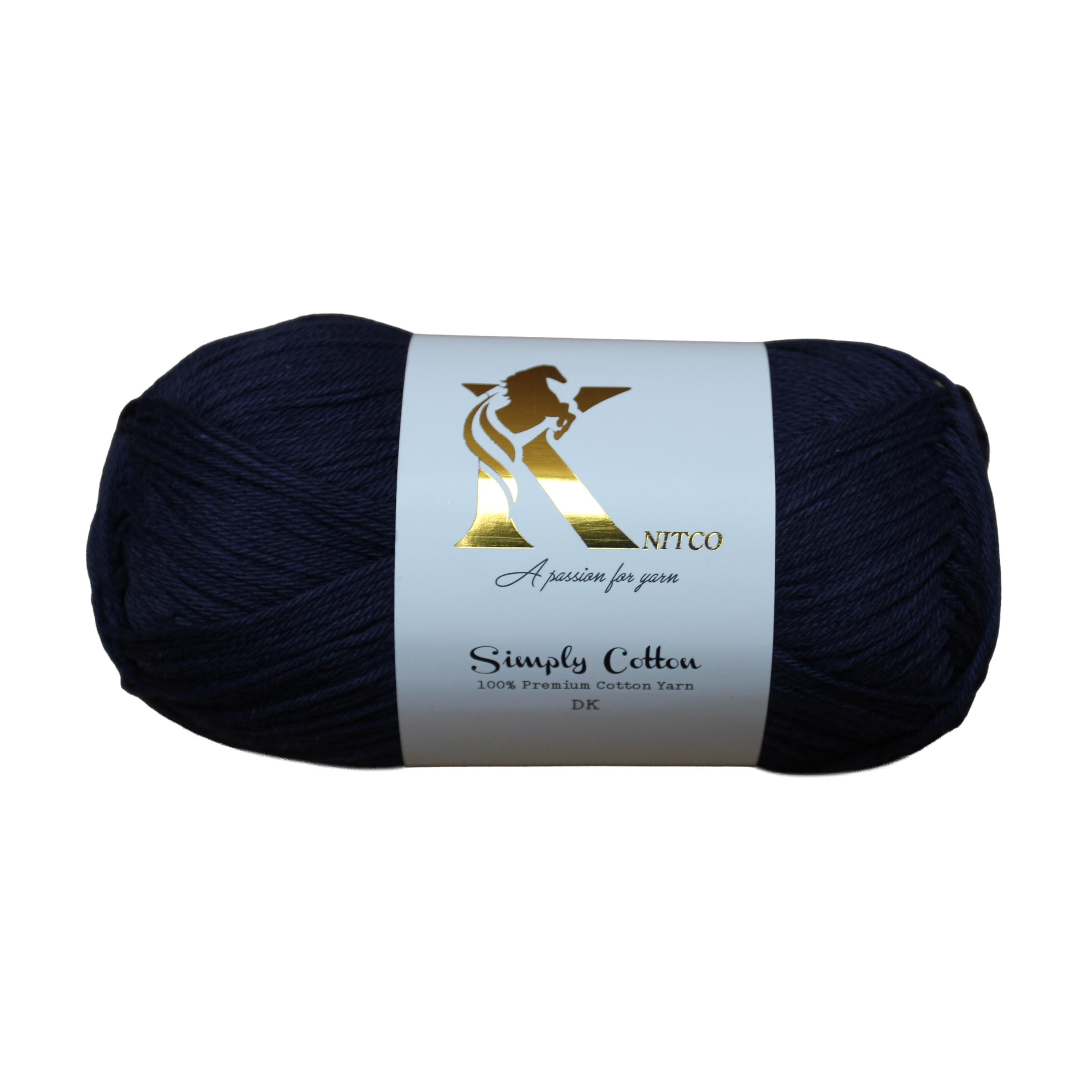 KnitCo Simply Cotton - 100g, 250m, 100% Cotton