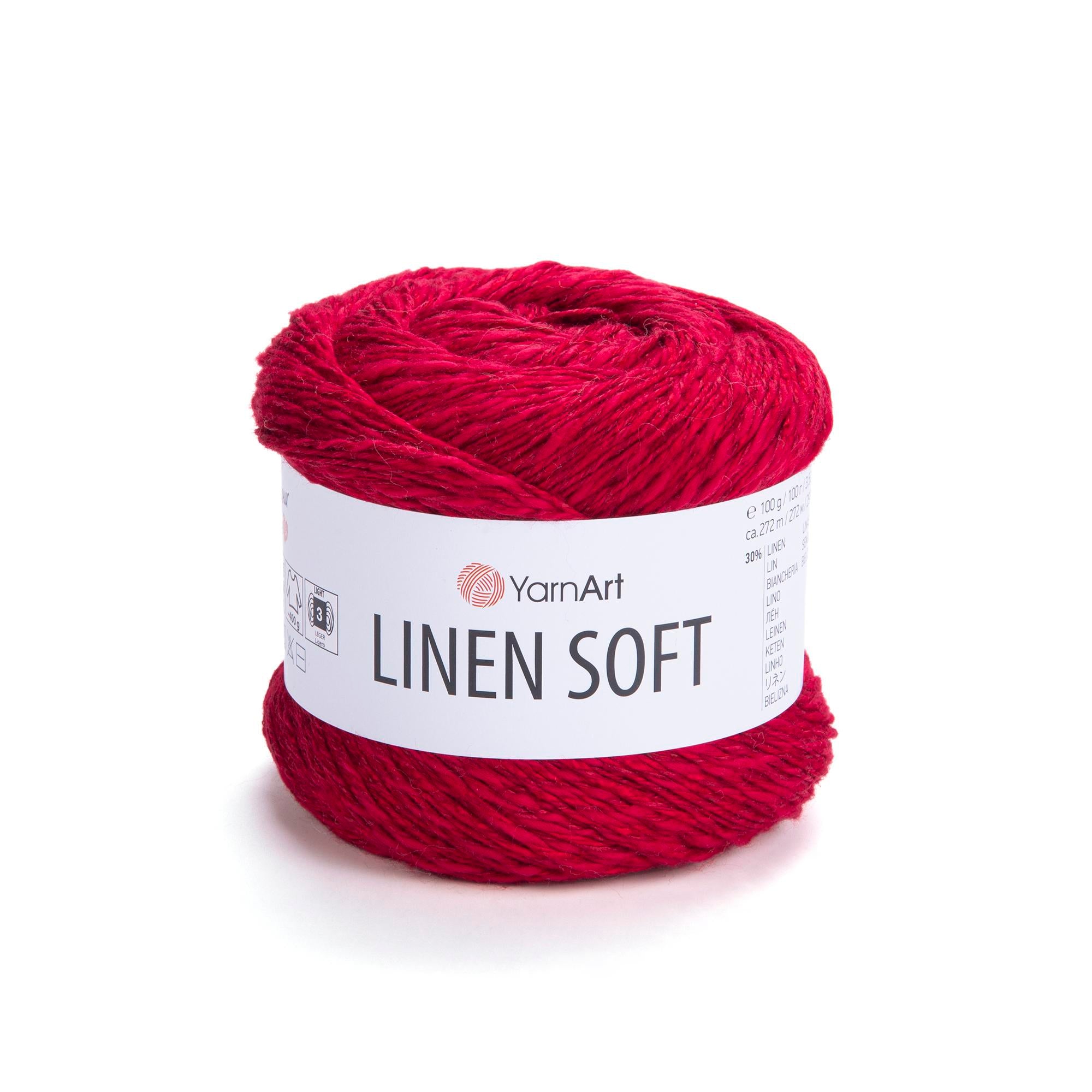 Yarn Art Linen Soft / 100g Double Knit 30% Linen - 36% Viscose - 34% Cotton