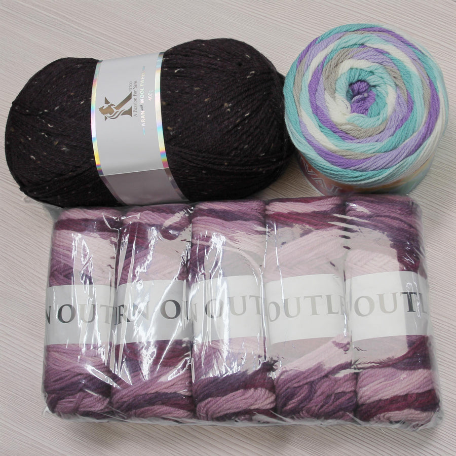 1 x Carnival / Pack of Yarn Outlet / 1 x Aran Tweed