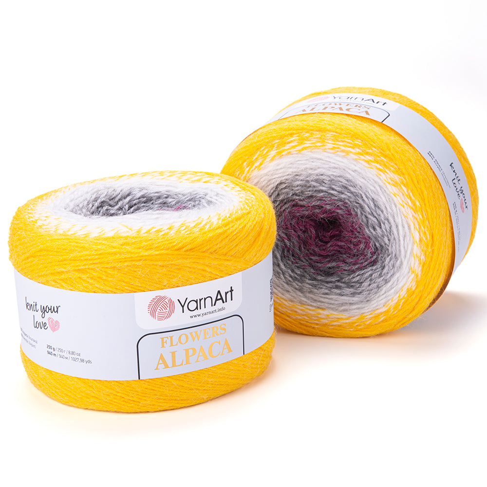 YarnArt Flowers Alpaca - 20% Alpaca - 80% Acrylic - 250g - 940m