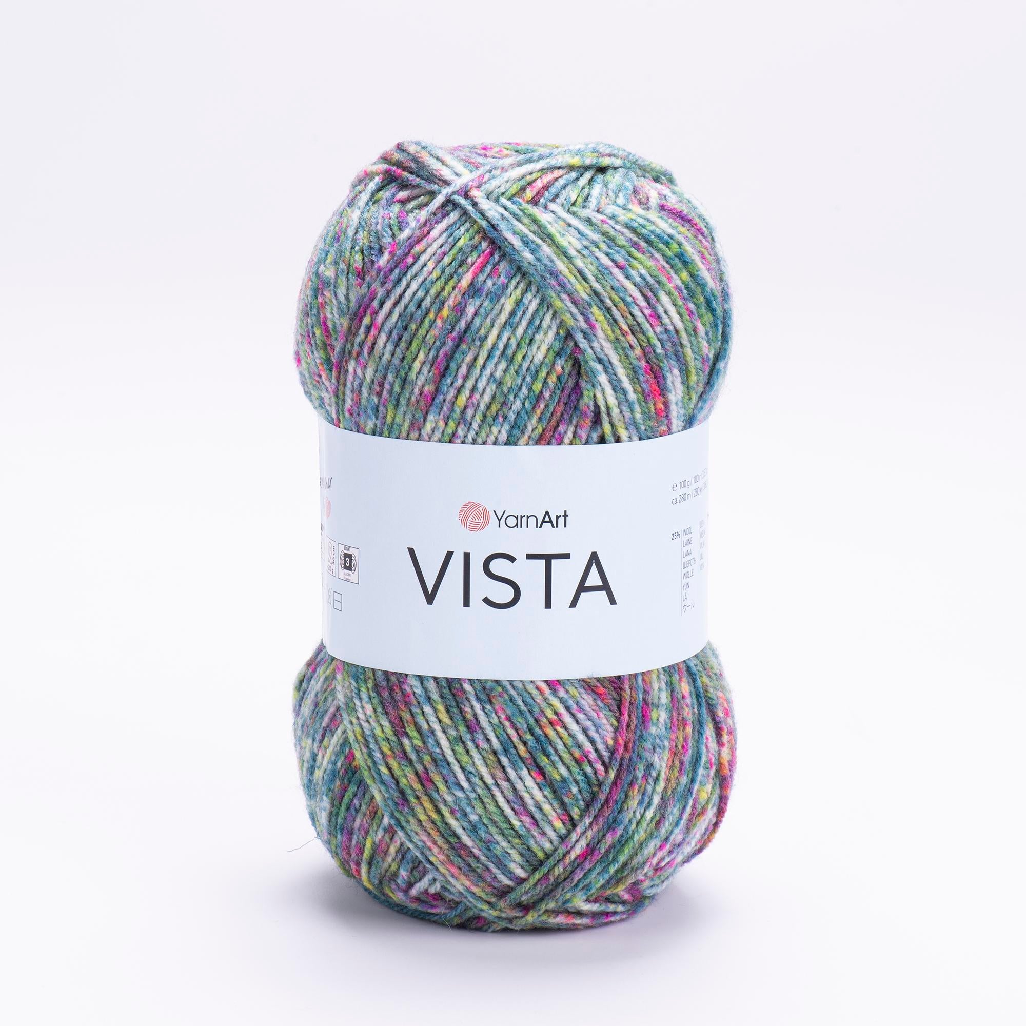 Yarn Art Vista / 100g Double Knit 25% Wool -75% Acrylic