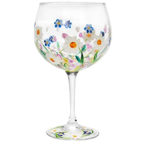Dainty Daisies Gin Glass