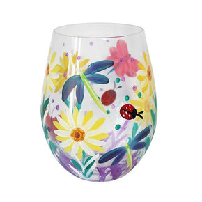 Cottage Garden Stemless Glass