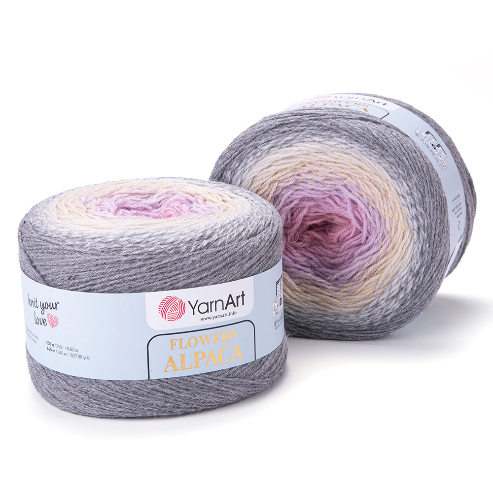 YarnArt Flowers Alpaca - 20% Alpaca - 80% Acrylic - 250g - 940m