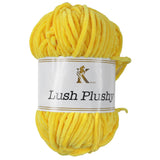 Knit co Lush Plushy / Chenille Chunky - 100g: 100% Polyester
