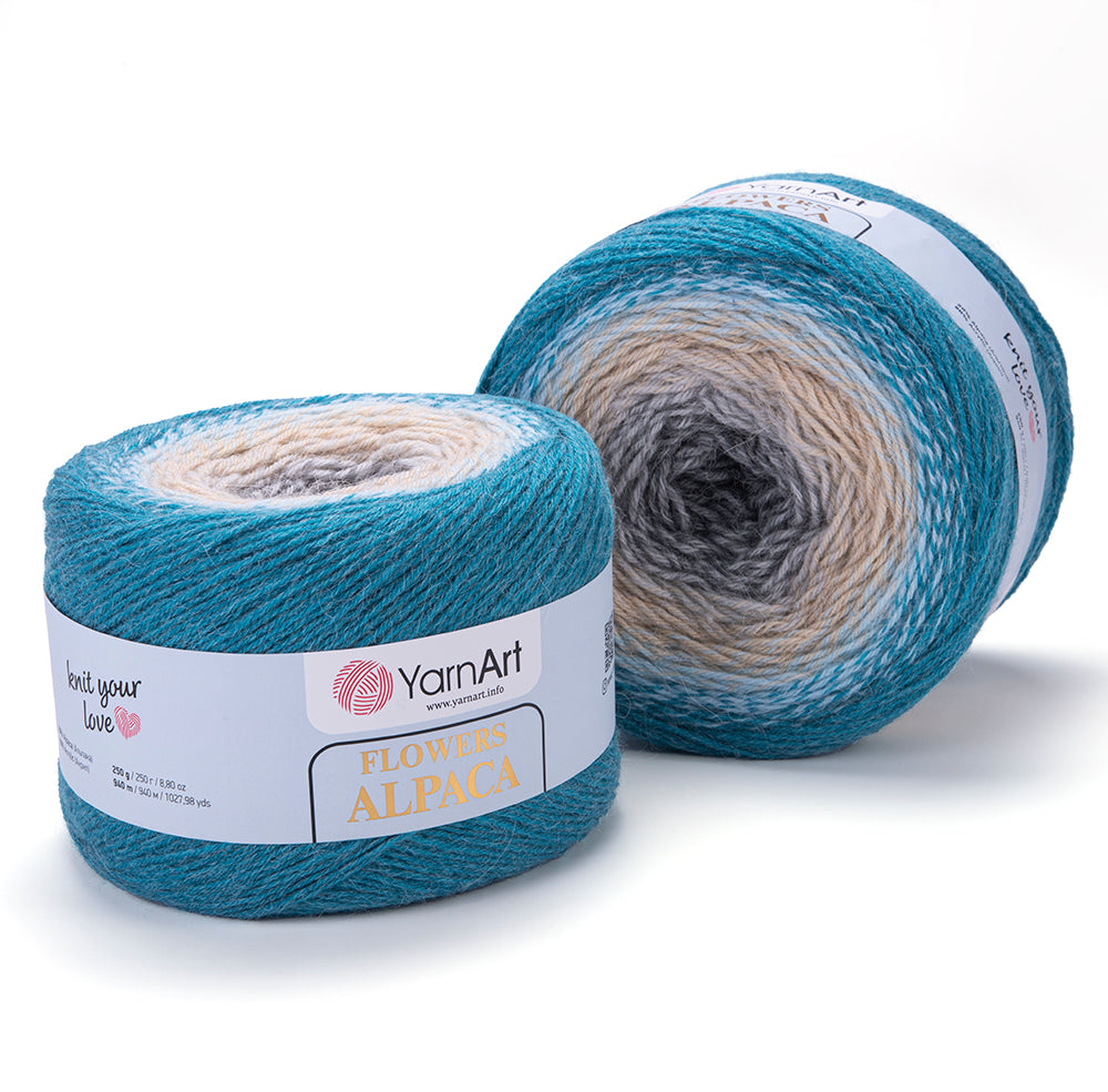 YarnArt Flowers Alpaca - 20% Alpaca - 80% Acrylic - 250g - 940m