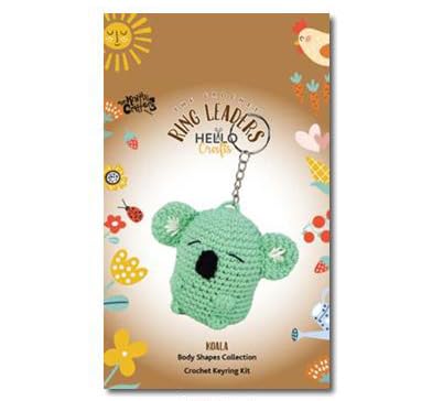 Diamante Crafts KNITTY Critters Ring Leaders Key Ring Crochet Kit