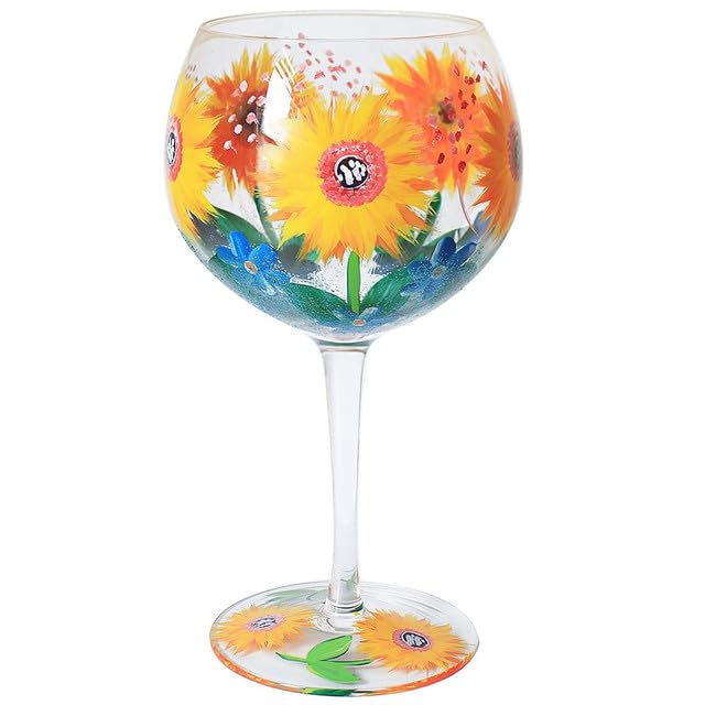 Diamante Crafts Floral Gin and Wine Glasses