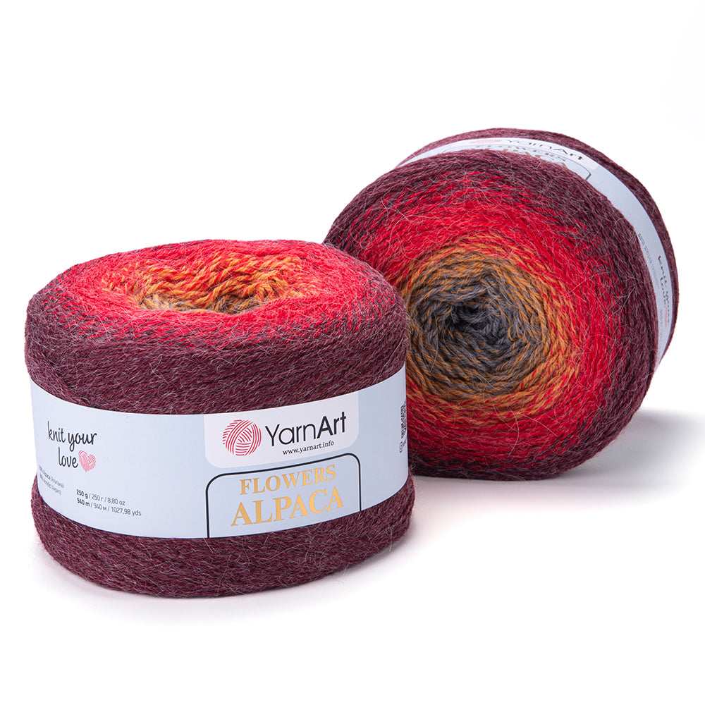 YarnArt Flowers Alpaca - 20% Alpaca - 80% Acrylic - 250g - 940m