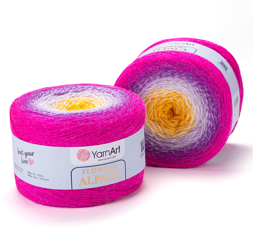 YarnArt Flowers Alpaca - 20% Alpaca - 80% Acrylic - 250g - 940m