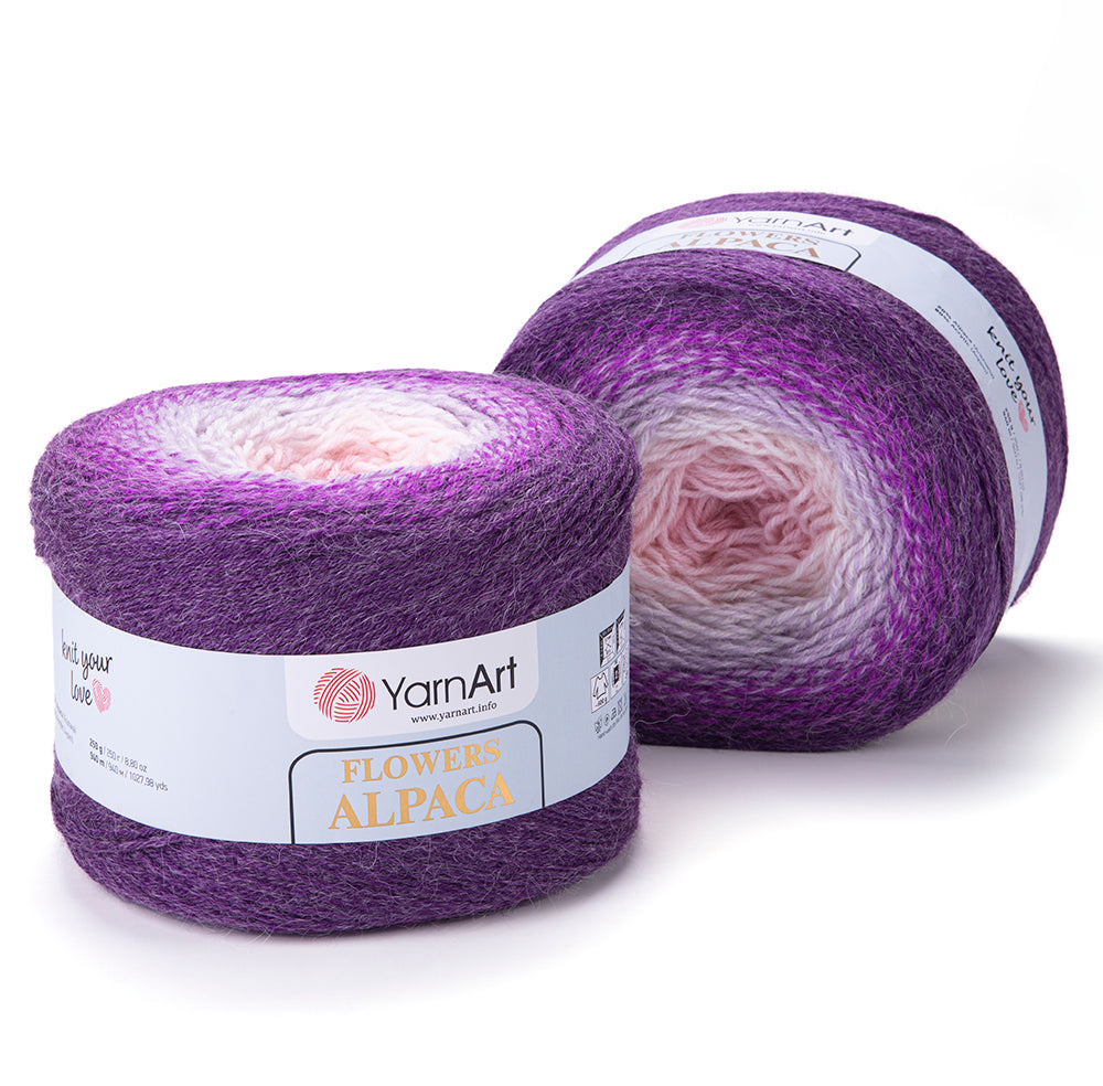 YarnArt Flowers Alpaca - 20% Alpaca - 80% Acrylic - 250g - 940m