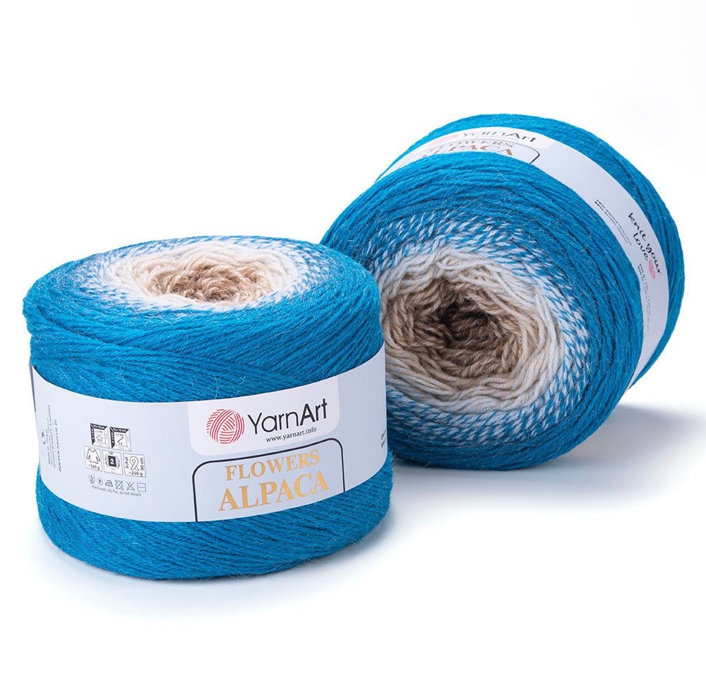 YarnArt Flowers Alpaca - 20% Alpaca - 80% Acrylic - 250g - 940m