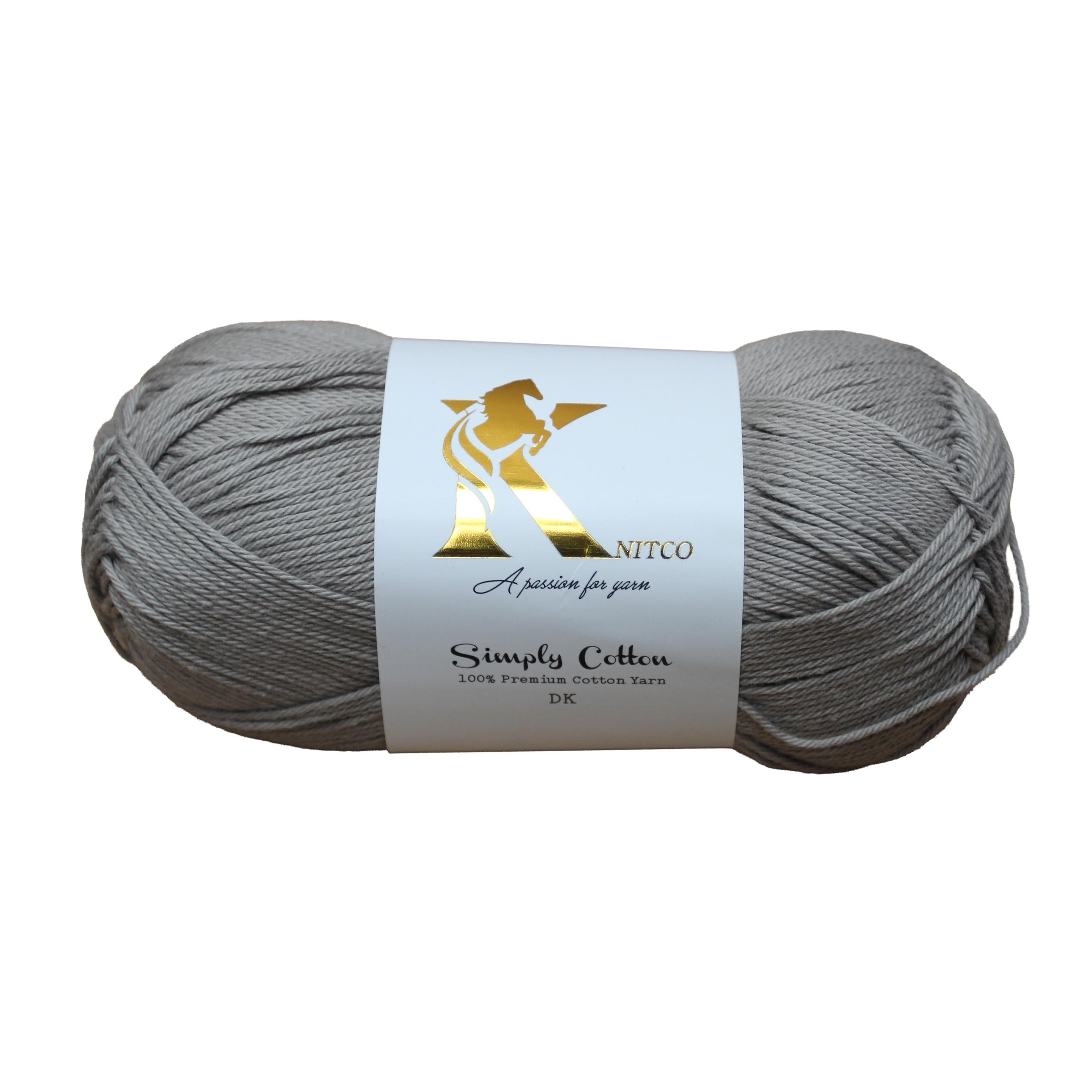 KnitCo Simply Cotton - 100g, 250m, 100% Cotton