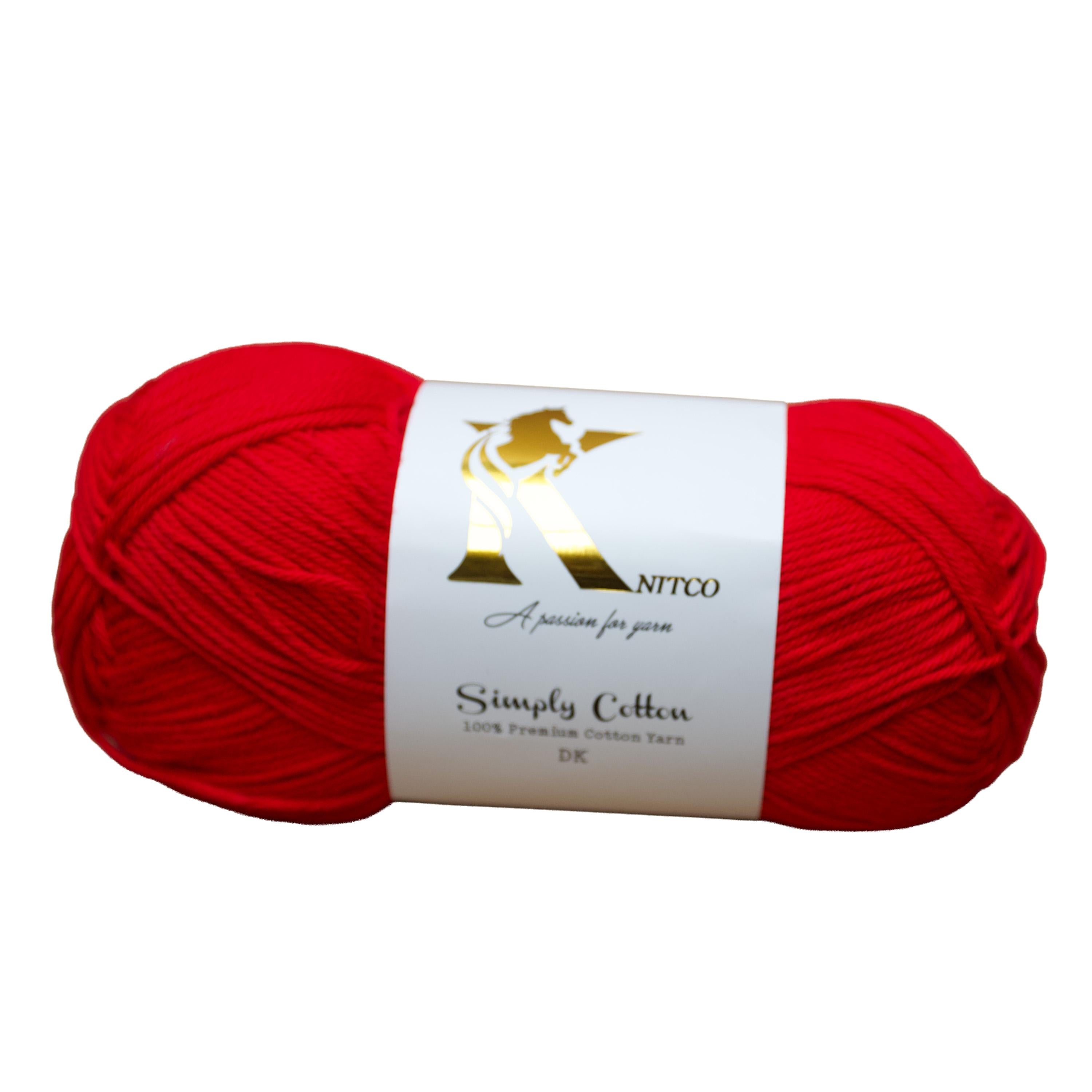 KnitCo Simply Cotton - 100g, 250m, 100% Cotton