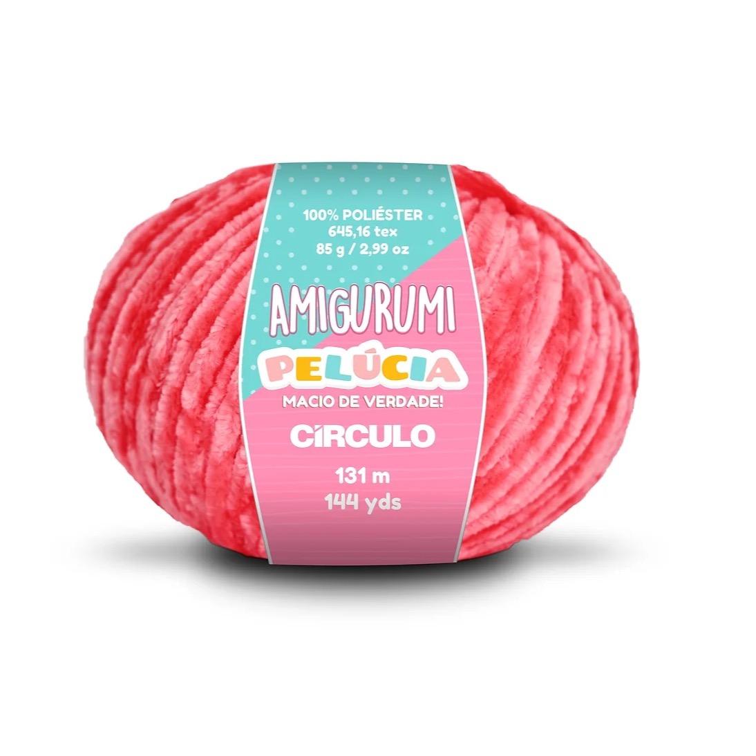 Amigurumi Pelucia Circulo, 85g, 131m, 100% polyester