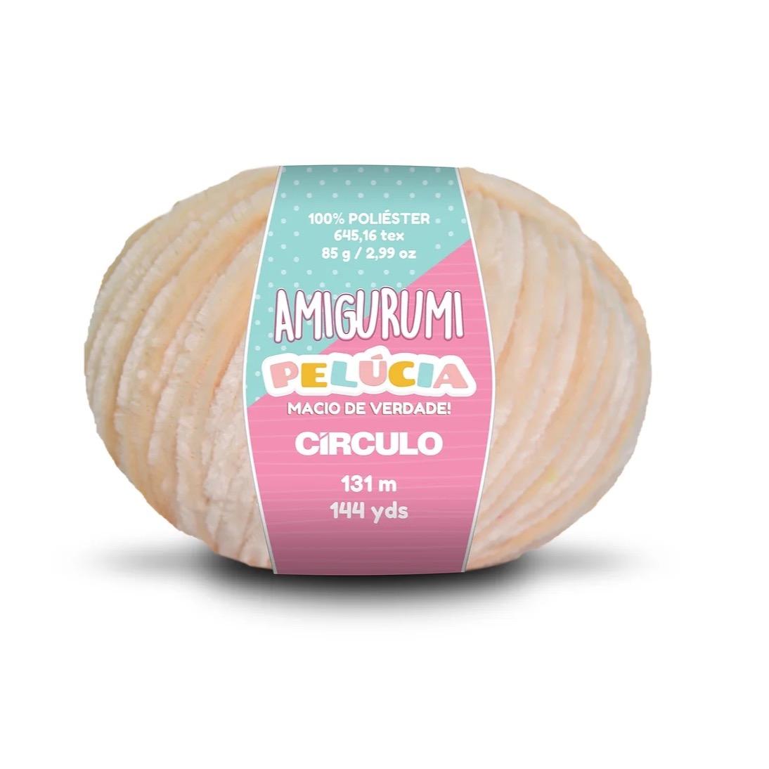 Amigurumi Pelucia Circulo, 85g, 131m, 100% polyester