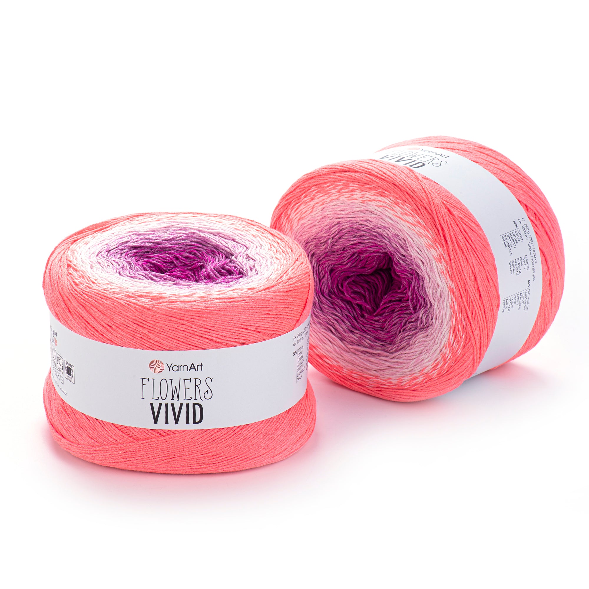 YarnArt Flowers Vivid - 55% Cotton - 45% Pac - 250g - 1000m