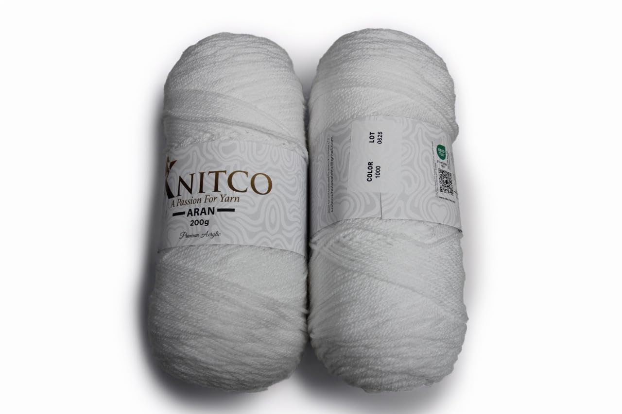Knitco Aran - 200g - 420m - 100% Acrylic