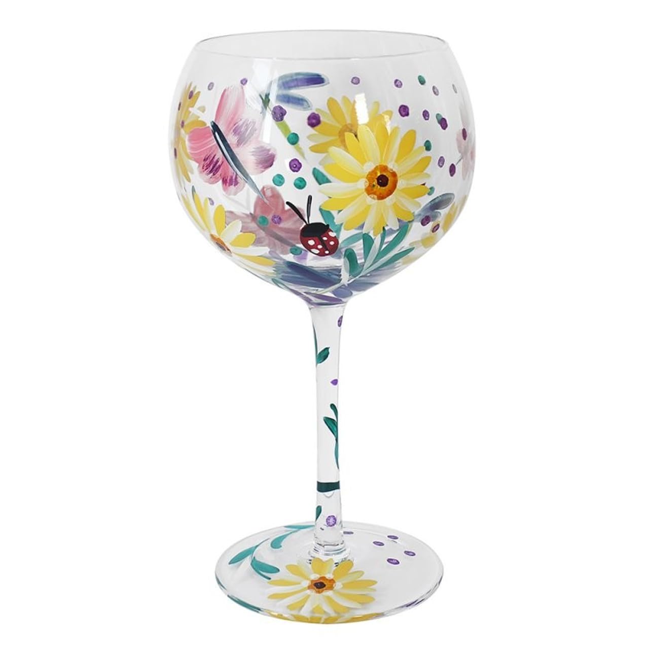 Diamante Crafts Floral Gin and Wine Glasses