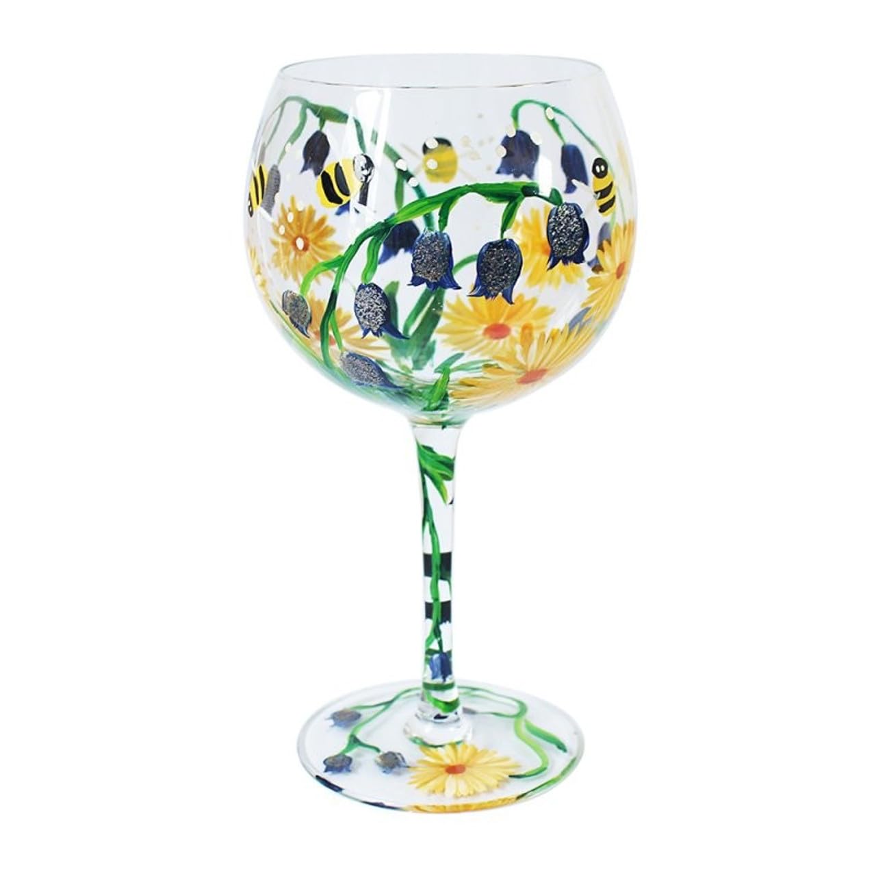 Diamante Crafts Floral Gin and Wine Glasses