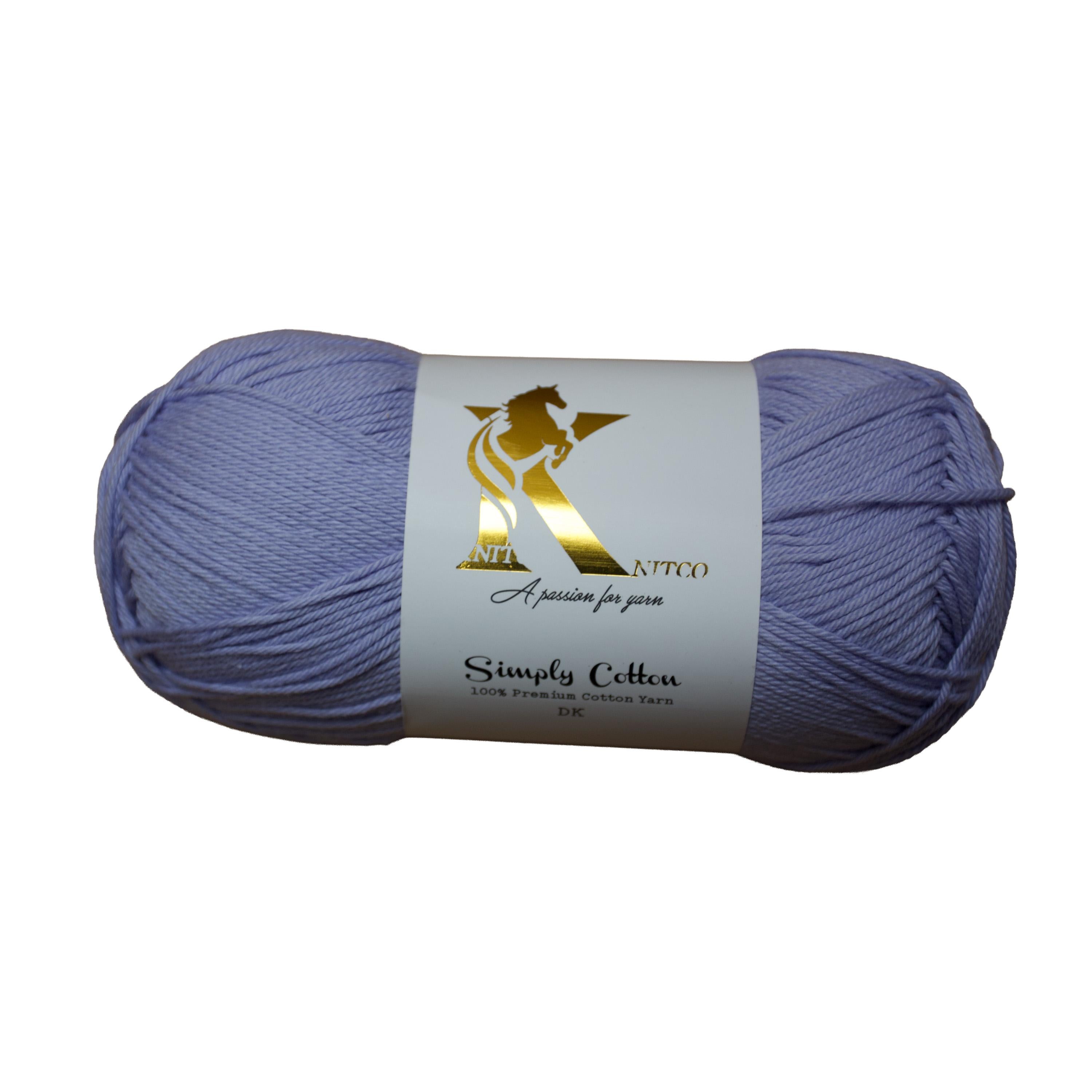 KnitCo Simply Cotton - 100g, 250m, 100% Cotton