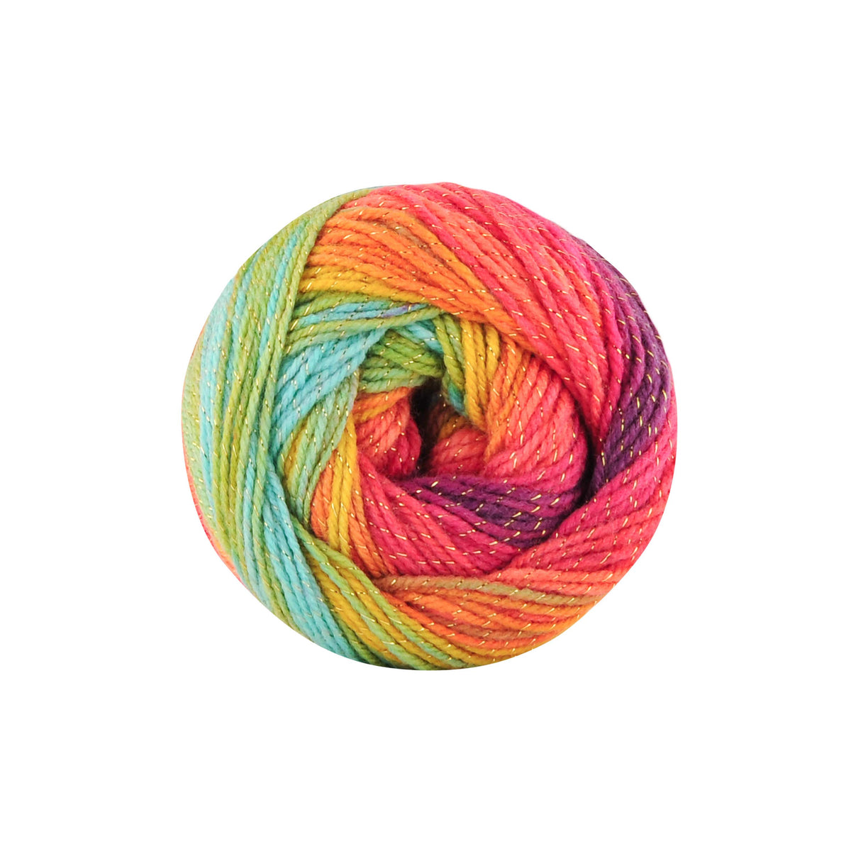 Papatya Batik Glitter, Pack of 5, 100g, 360m, 3% polyester, 97% Acrylic