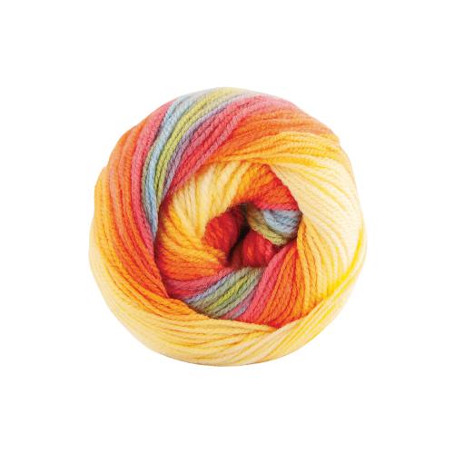Papatya Batik Dk Variegated Pack Of 5 - 100g, 100% Acrylic, 360m