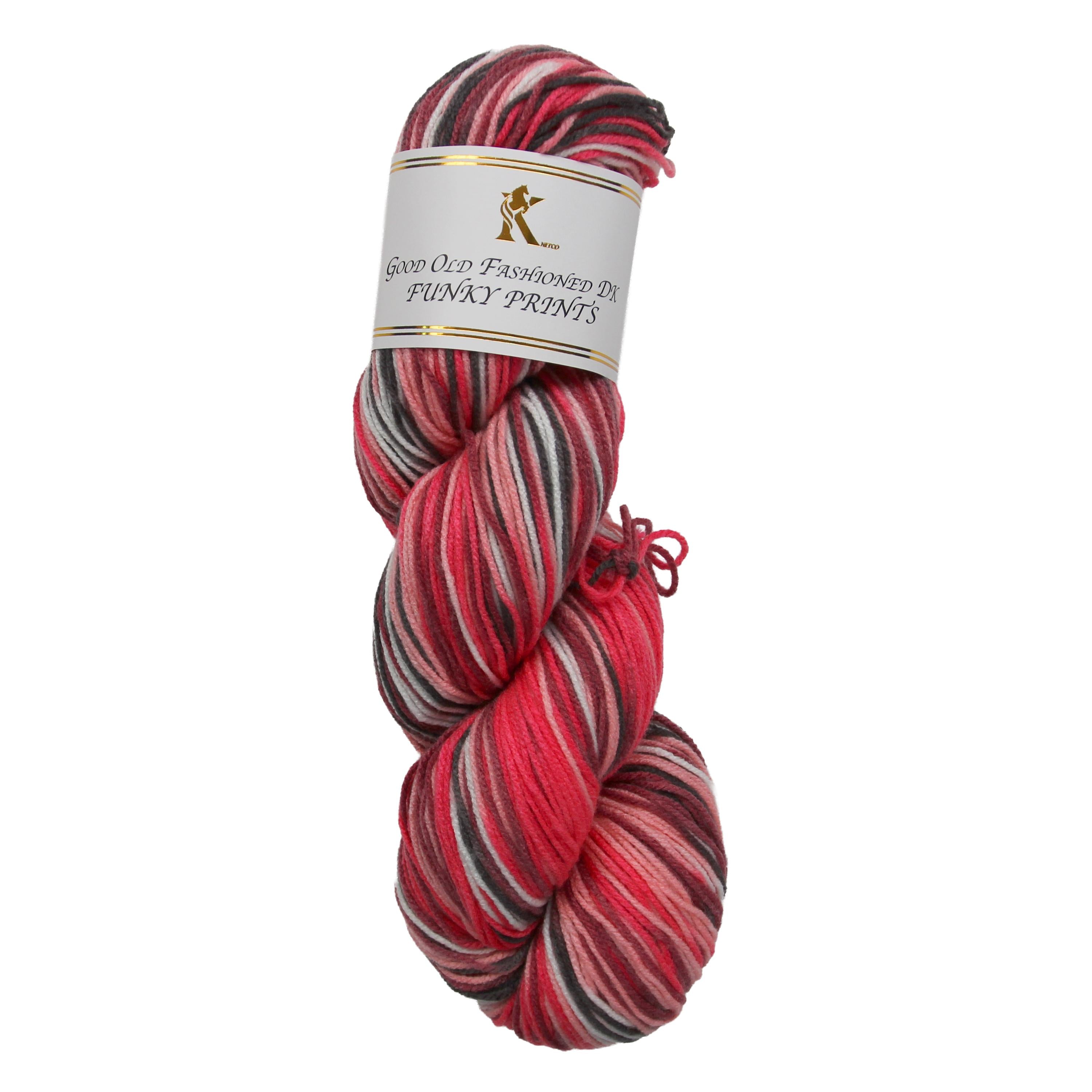 Good Old Fashioned Funky Prints Hanks - 100g - 280m - 100% Acrylic
