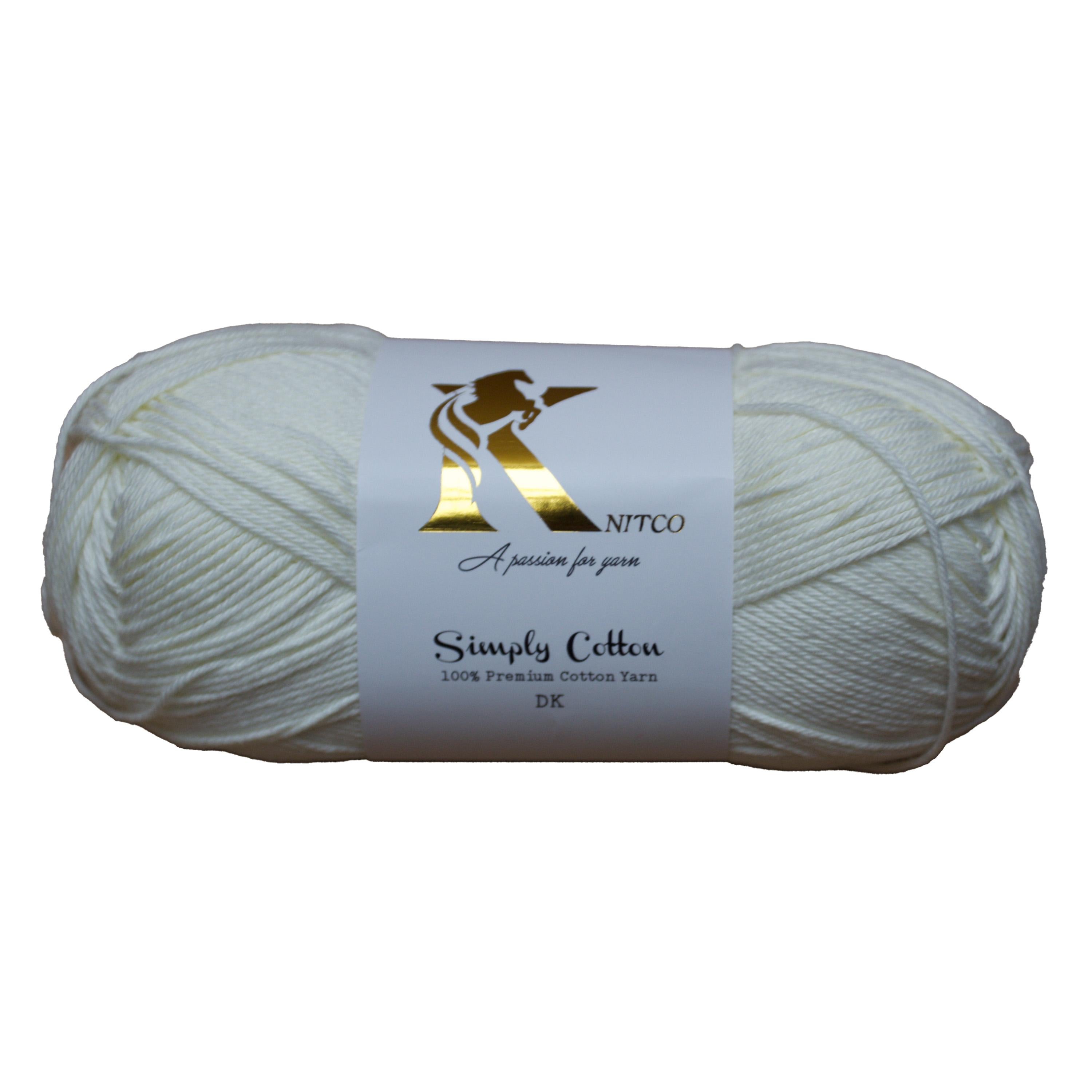 KnitCo Simply Cotton - 100g, 250m, 100% Cotton