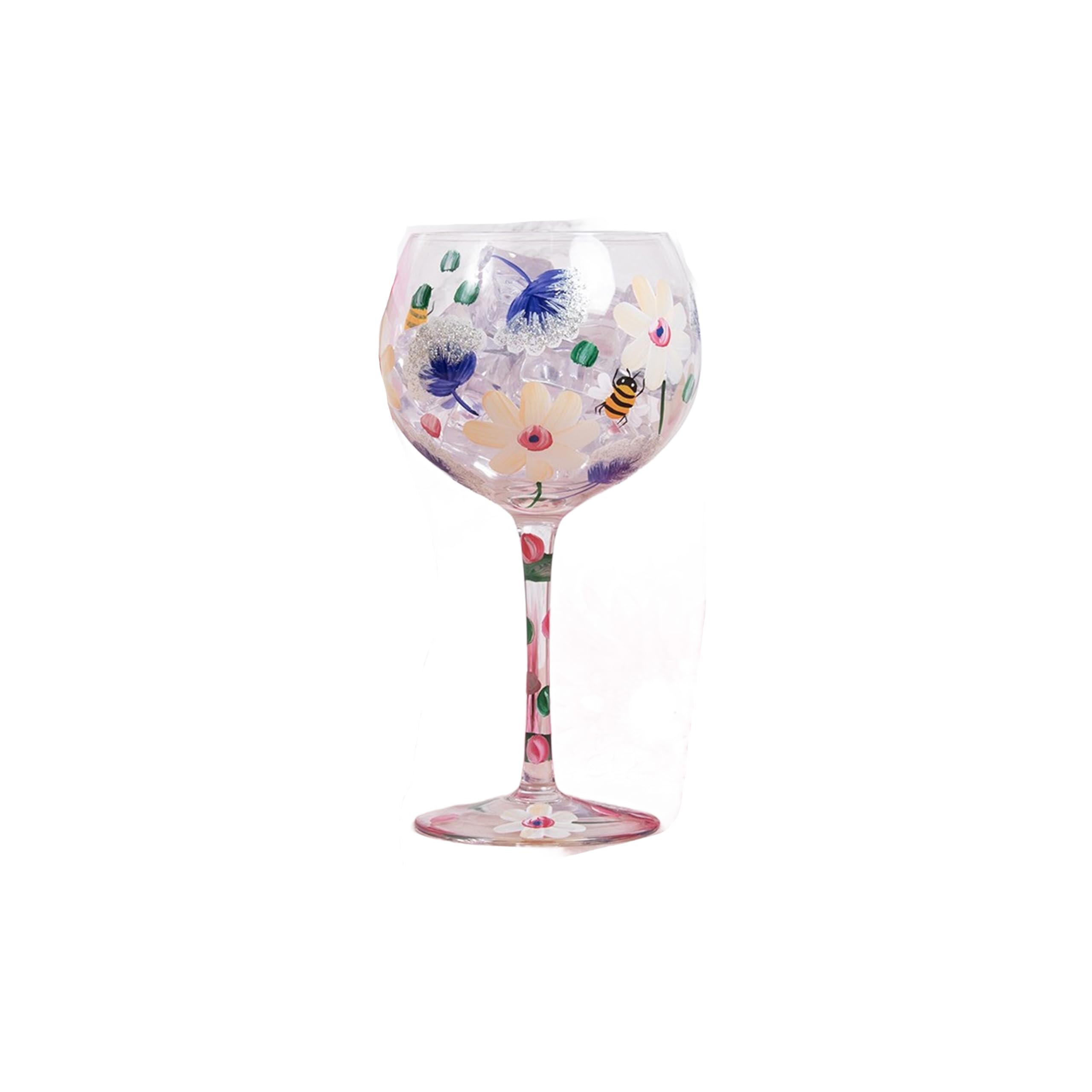 Diamante Crafts Floral Gin and Wine Glasses