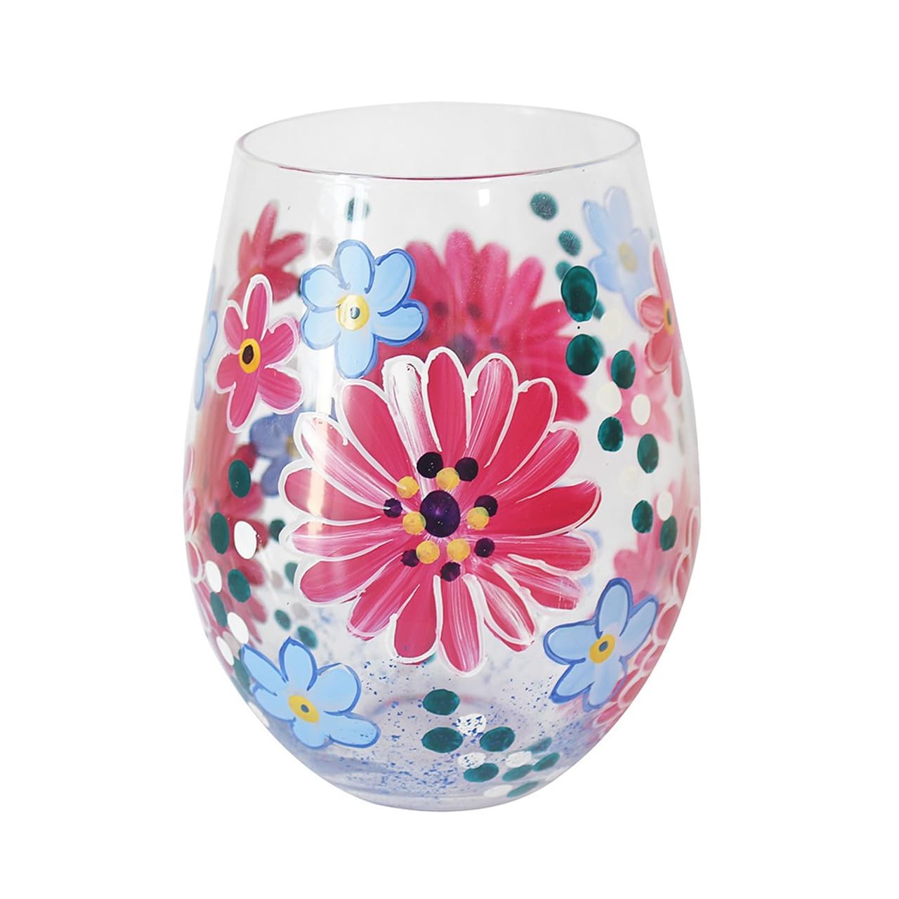 Diamante Crafts Floral Gin and Wine Glasses